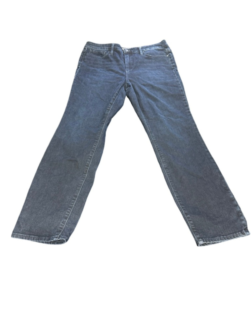 Women's Athleta Dark Blue Straight Leg Jeans Size 14 #839